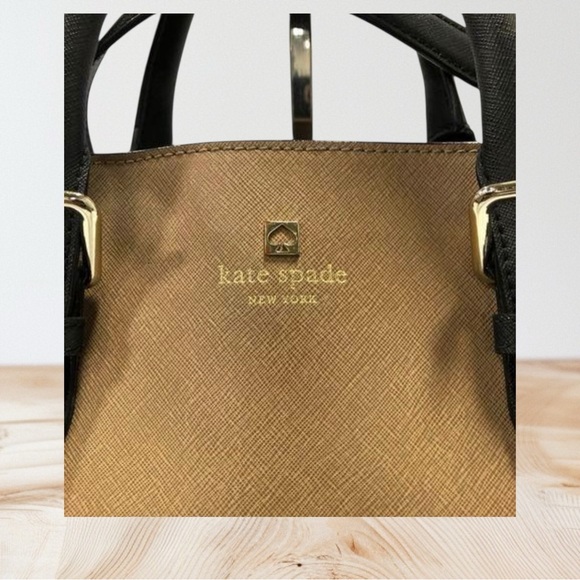 EUC-Kate Spade New York Cove Street Provence Satchel – Neutral Tan/Black - Picture 3 of 5